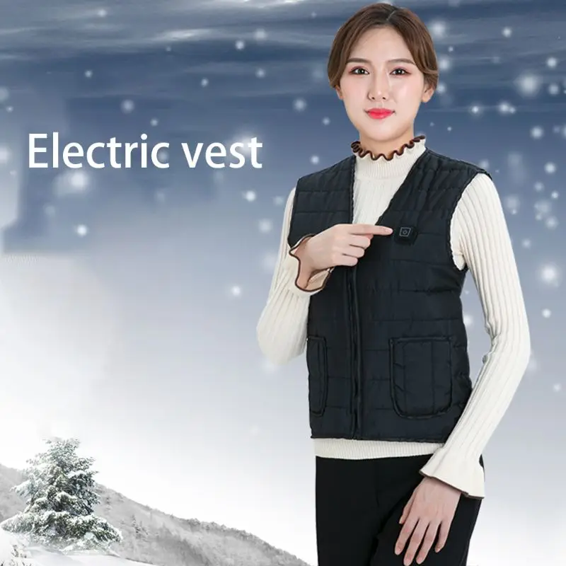 

Men Women Outdoor USB Infrared Heating Vest Thermal Winter Warm Jacket Clothing