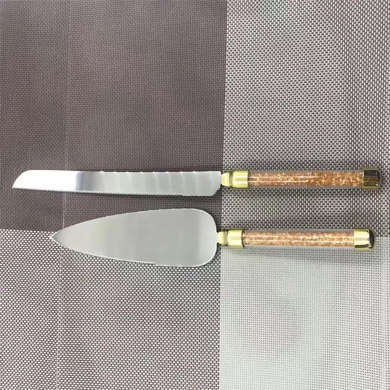 Набор серверов для свадебного торта роскошные стаканы из золотой фольги и бумаги