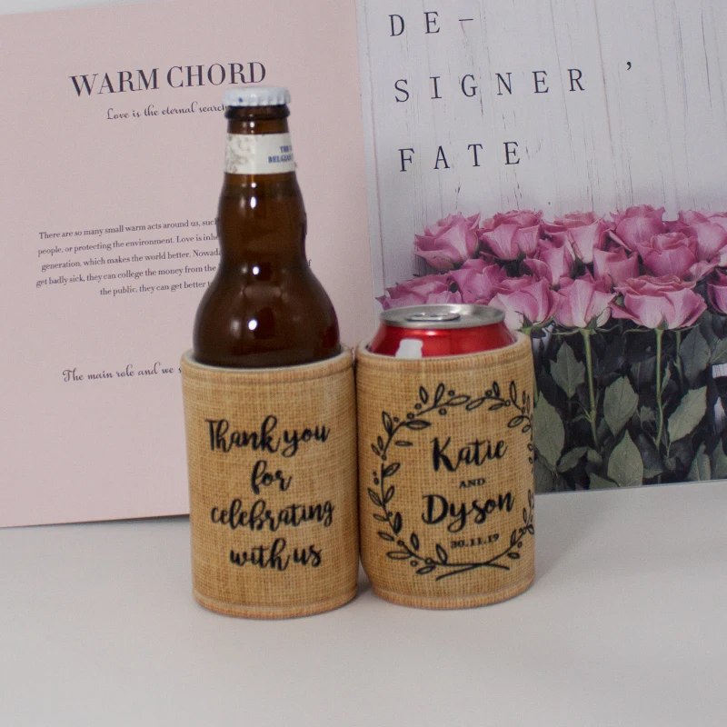 200 шт./лот сделай сам индивидуальный принт вашего логотипа пивная баночка