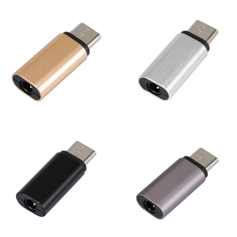 Мини Портативный алюминиевый сплав USB C type C до 3,5 мм AUX адаптер с аудиоразъемом стереогарнитура конвертер для смартфонов
