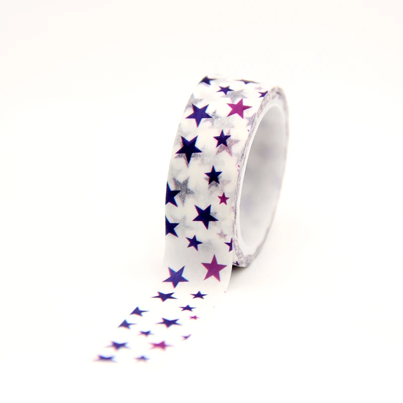 

1PC 15mm*5m Easter Egg Butterfly Stars Eiffel Tower Decorative Paper Washi Tape DIY Scrapbooking Masking Tapes Office Supply