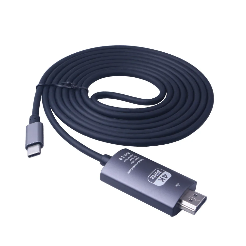 2M USB C поддержка 4K 30Hz 3 1 Type c папа к HDMI HD адаптер Соединительный кабель|Кабели VGA| |