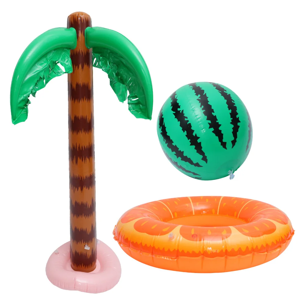 

1Set PVC Hawaiian Party Decorations Photo Props for Decoration Swimming Ring