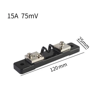 15A 75MV 1 шт. FL-2 10/15/20/30/40/5060/75/100/150/200/250/300/400A 75MV DC Токовый Шунт резисторная панель для цифровой амперметр измерительный прибор класс омметра 0 Токовый Шунт резистор - Цвет: 15A 75MV