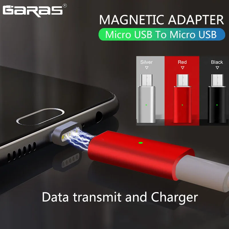 Allinone Магнитный Micro USB адаптер для микро устройств Зарядное устройство и разъем