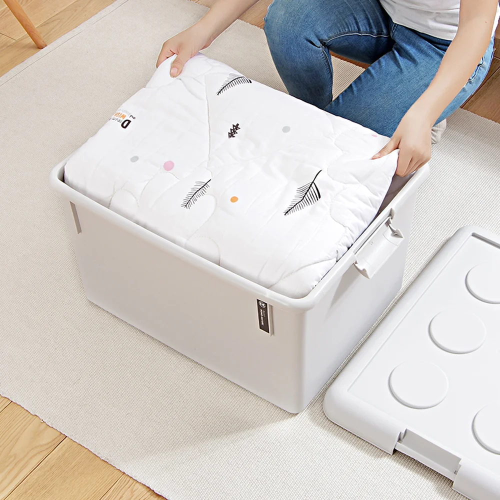 Очень большой Штабелируемый ящик для хранения игрушек пластиковый утолщенная