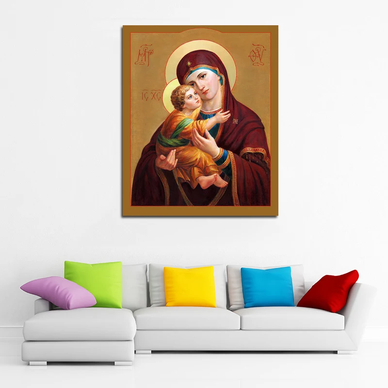 5D картина из страз Богоматерь богов Дева Мария религиозная полноразмерная