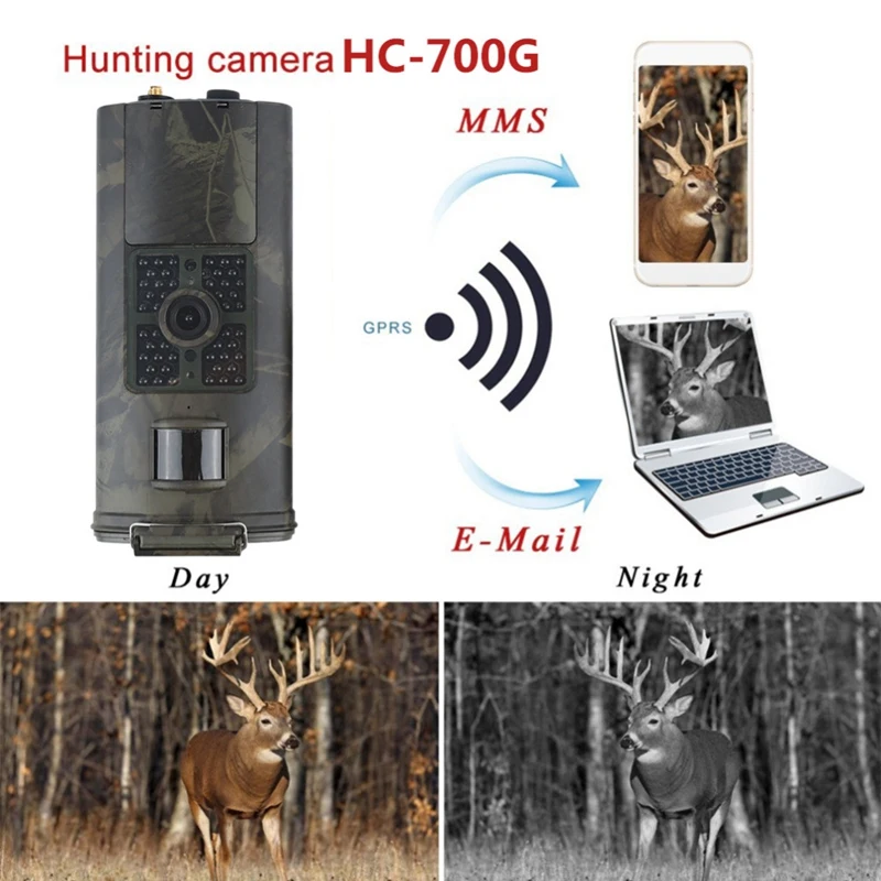 Hc-700G Hunting Camera Wild Surveillance Tracking Game 3G Mms Sms 16Mp Trail Video Scouting Photo Trap | Электроника