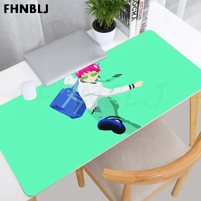 

Saiki Kusuo no Psi Nan Large sizes DIY Custom Mouse pad mat Size for large Edge Locking Speed Version Game Keyboard Pad