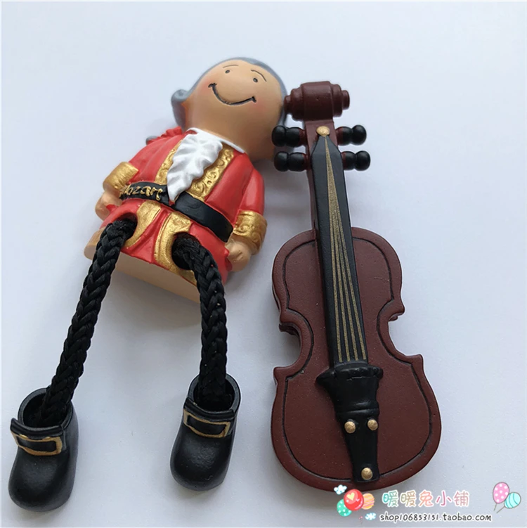 2 шт. магниты на холодильник для скрипки из Вены Австрия|Магниты холодильник| |