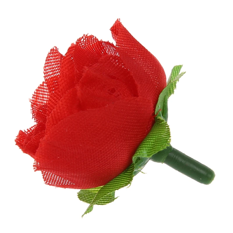 100 искусственных цветов розы на голову декорированные розетки сделай сам для