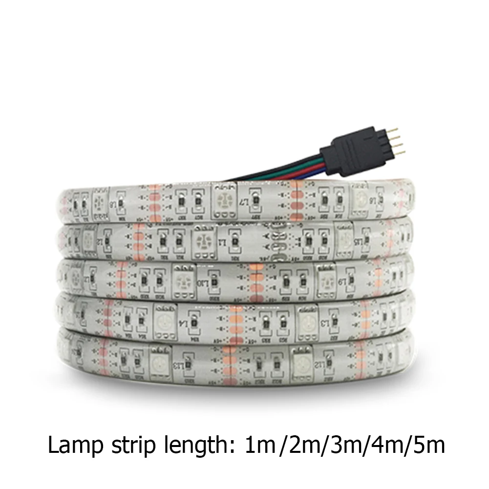 

LED 5050 SMD RGB Light Strip TV Laptop Screen Decoration Lamp Tape Background Lighting with IR 24 Keys Remote Control