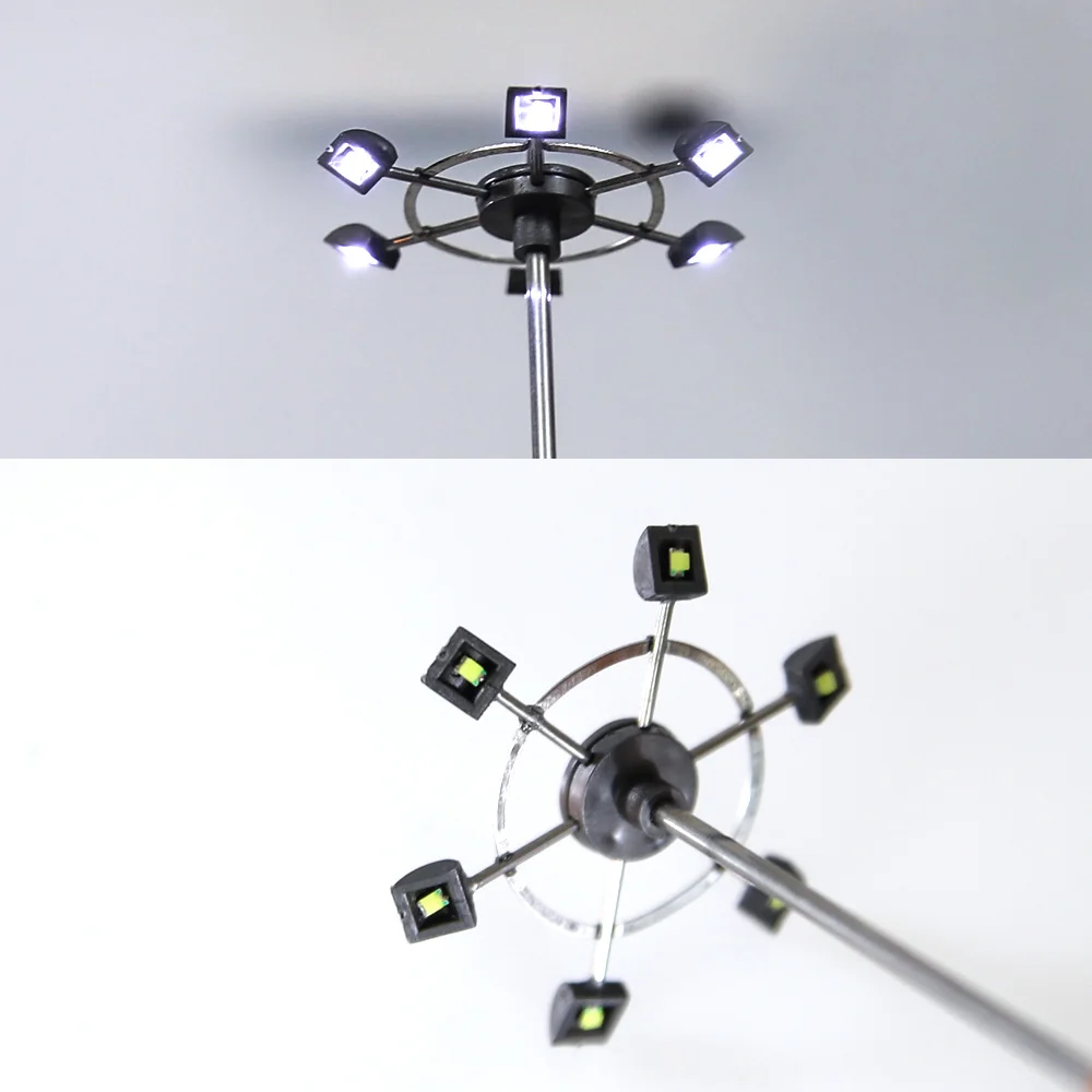 

2 шт./партия, уличные фонари, 6 светодиодов, 3 в