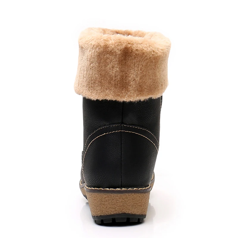 

KULADA Top Quality Women Winter Fur Warm Snow Boots Ladies Warm Booties Ankle Boot Comfortable Shoes Side Zippers Casual Botas