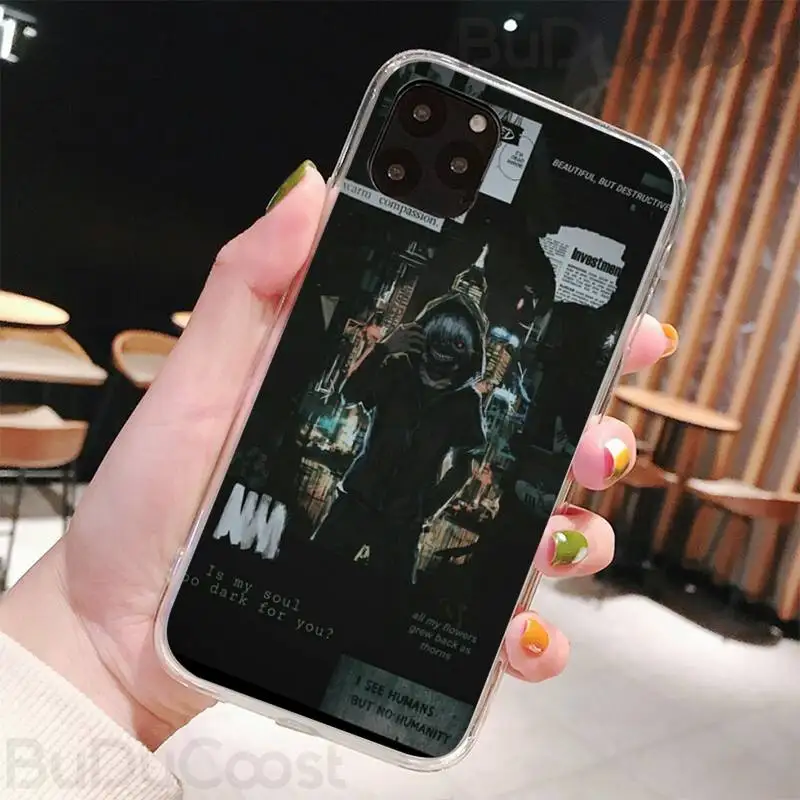 tokyo ghouls art aesthetics phone case for iphone 8 7 6 6s plus x 5s se 2020 xr 11 pro xs max 12 12mini free global shipping
