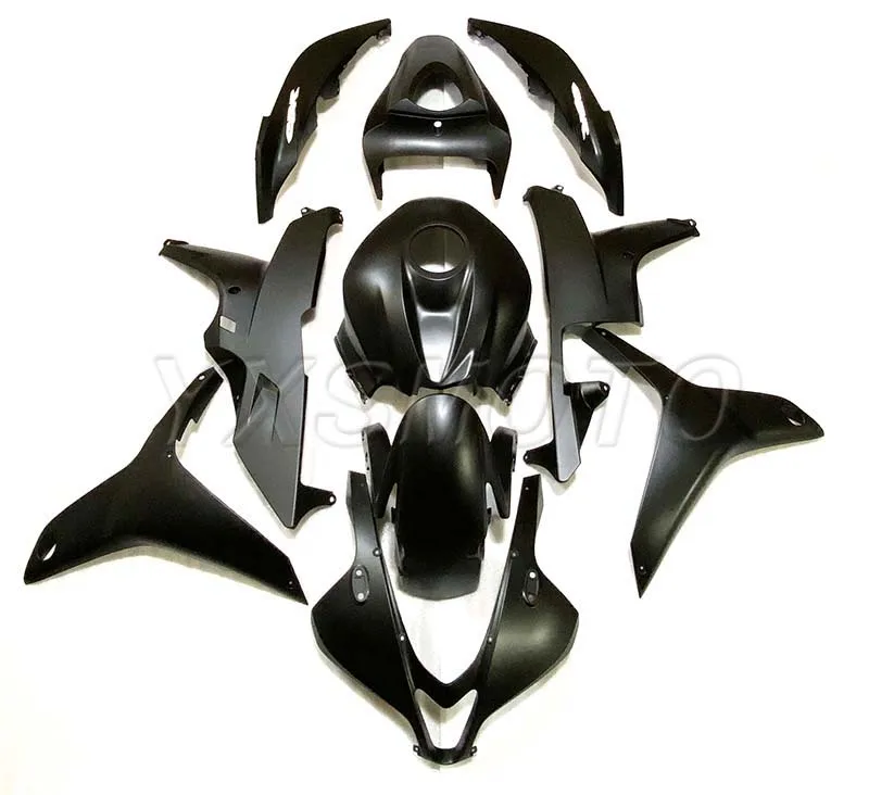 Обтекатель однотонного черного цвета для honda CBR600RR 07 08 CBR600 RR F5 матовый черный CBR 600RR