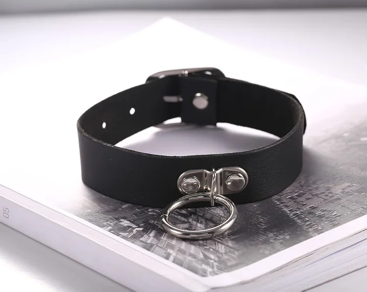 

3pcs/set Goth Style Sexy Punk Leather Choker Necklace Women Exaggerated Personality Nightclub Gothic Collar Accessories Jewelry