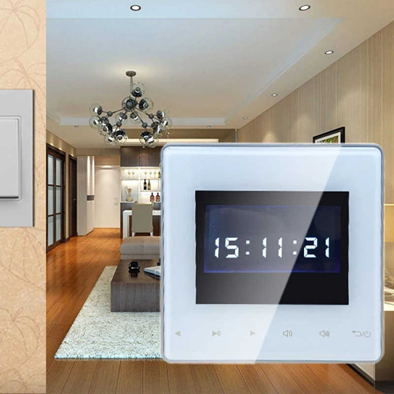 Мини Bluetooth настенный усилитель мощности звука фоновая музыкальная система