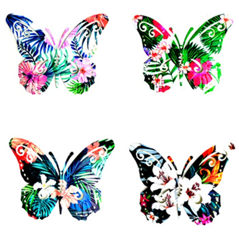 

Metal Butterfly Ornaments Wall Art Decor Outdoor Colorful Garden Wall Sculptures Indoor Or Outdoor Home Decorations
