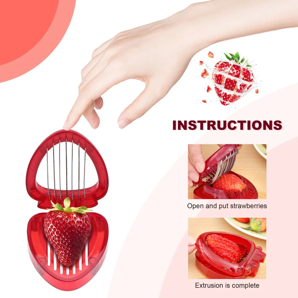 Кухня мини клубника резки приспособления для инструмент слайсер кроя