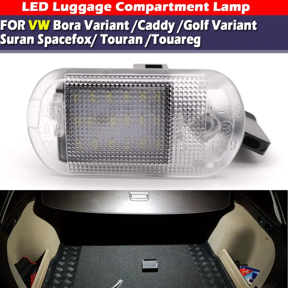 Белый светодиодный подсветки перчаточного ящика светильник Чемодан лампа