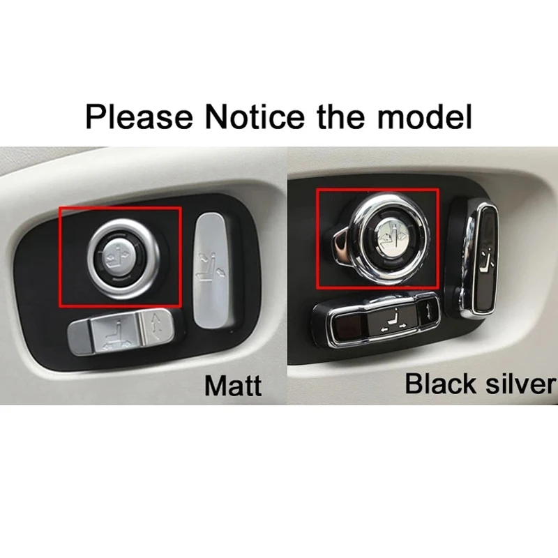 

Матовая хромированная накладка на сиденье для Land Rover Discovery 5 2015 +, набор аксессуаров из 8 шт.