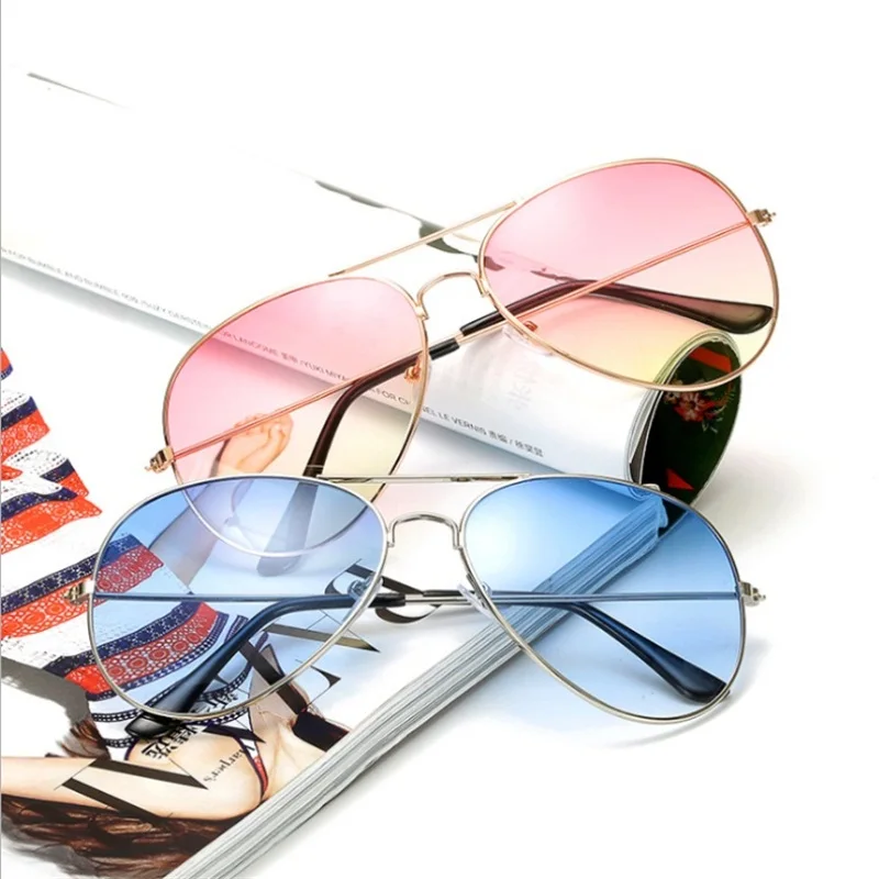 Пилот авиация солнечные очки ночного видения для мужчин женщин UV400