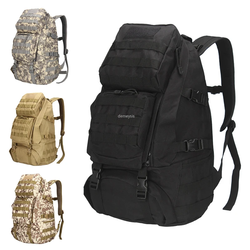 

Военный камуфляжный рюкзак, армейский Тактический тренировочный Рюкзак Molle, уличная сумка для пешего туризма, скалолазания, альпинизма, рюк...