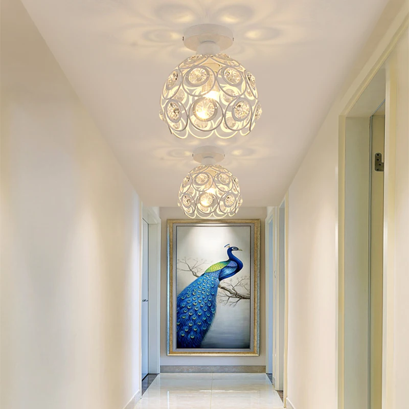 Светодиодные потолочные светильники современные винтажные хрустальные для