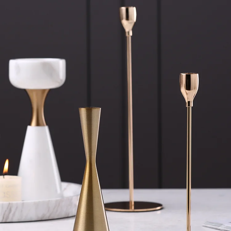 

Wedding Decoration Table Centerpieces Candle Holders Modern Home Decoration Accessories Modern Luxury Morocco Decor Candlestick