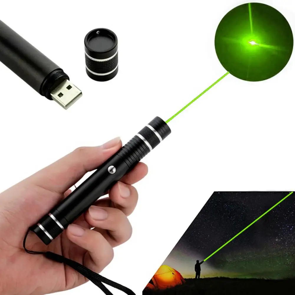 

Зеленая лазерная указка для офиса, Usb перезаряжаемая инфракрасная световая указка для учеников