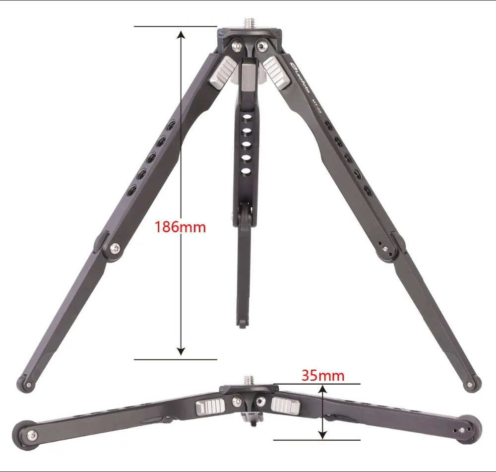 Штатив для телефона телескопический Трипод с двумя секциями настольный бокс