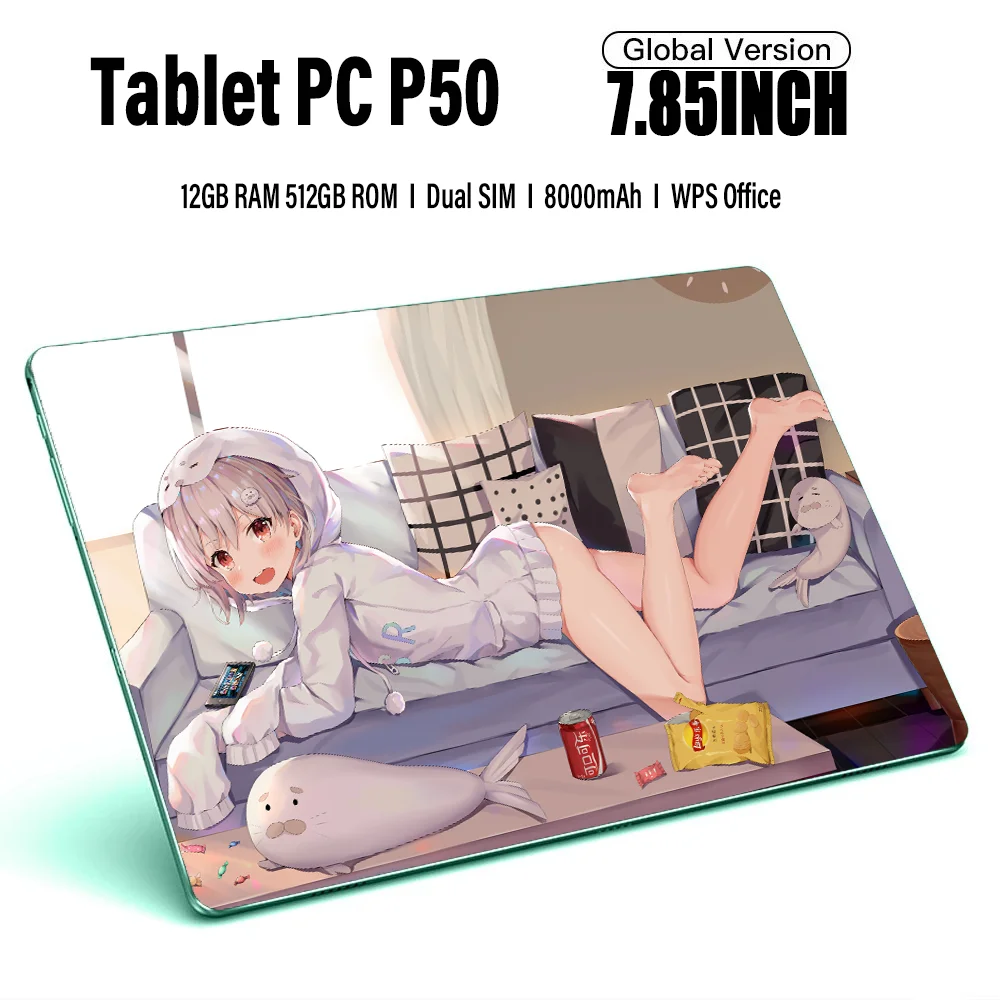 5G MatePad Tablet PC P50 12GB RAM 512GB ROM 24+48MP Android12 WPS Office Google Play Dual SIM Global Version New Pad Mini