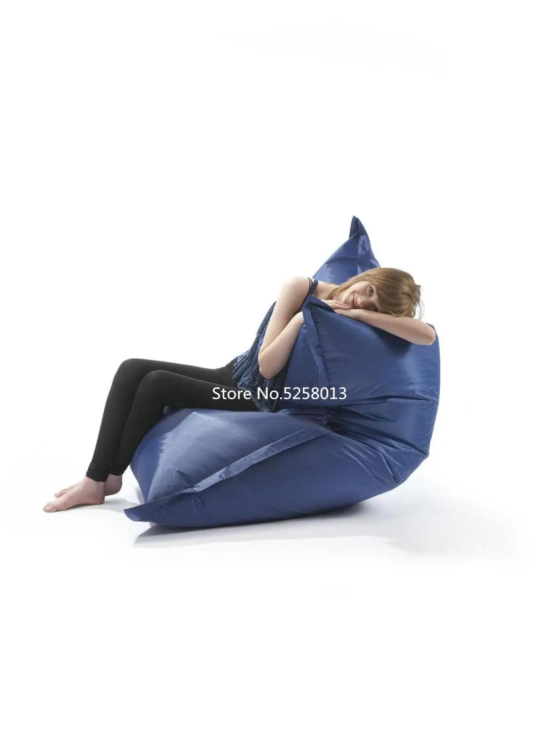 navy blue 4 футов Jaxx Pillowsak Jr. На открытом воздухе младшей мешок фасоли, дети погремушка диванную подушку-водонепроницаемый, пыленепроницаемый, Цвет водоотталкивающей пропиткой - Цвет: navy blue
