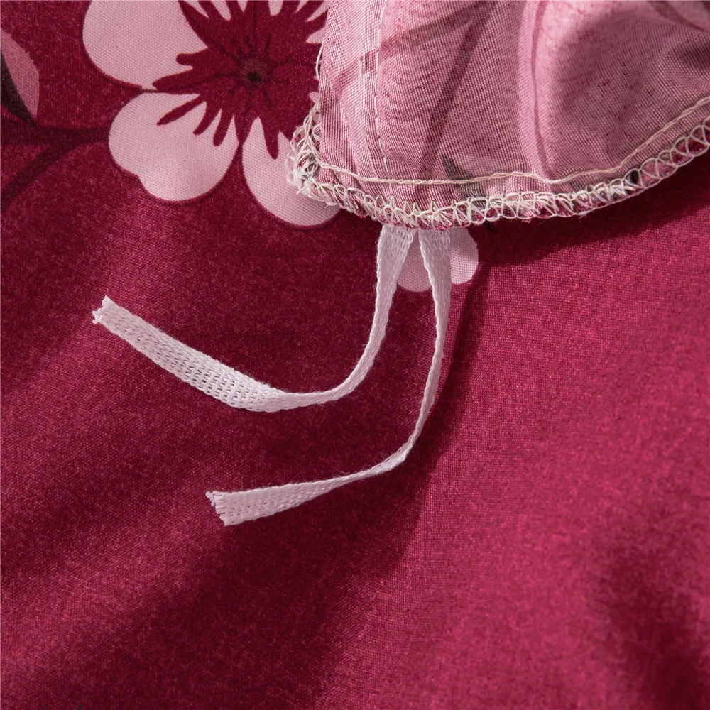 

Fashion Bedding Set 3Pcs Linen Duvet Cover Pastoral Set Bed Sheet Set Pillowcase Cover For Bedding Room