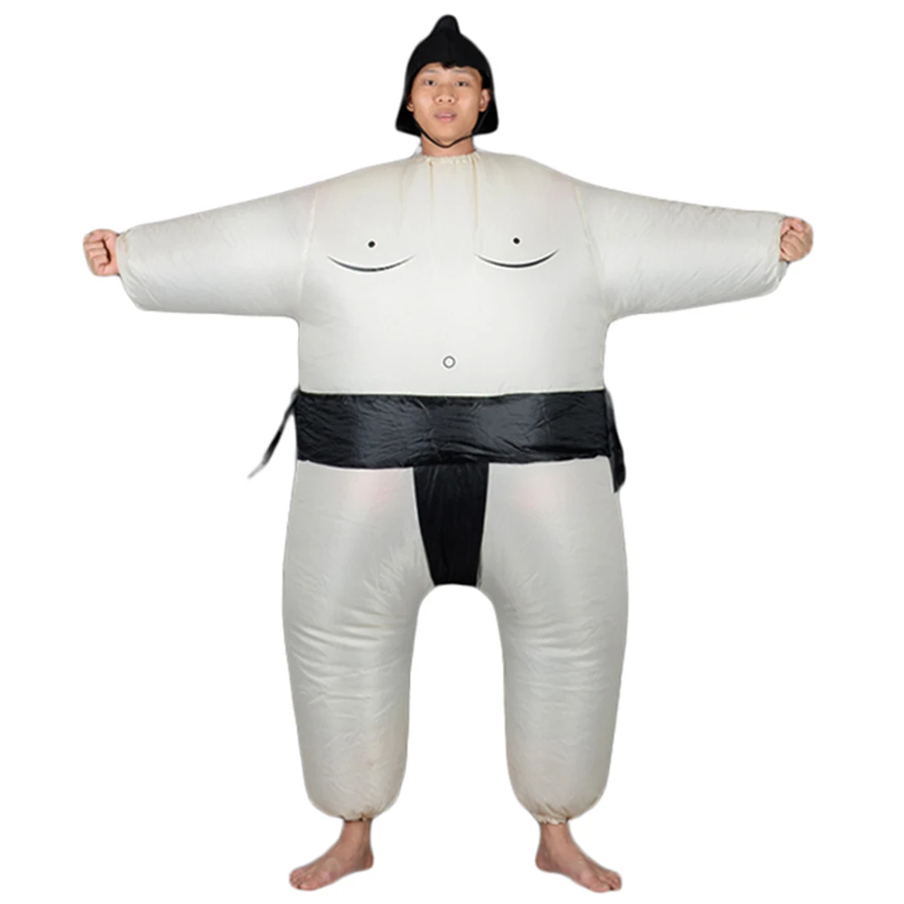 Sumo Inflatable Costume  Birthday Party For Man Women Kid Adult Halloween Cosplay Funny Suit with hat