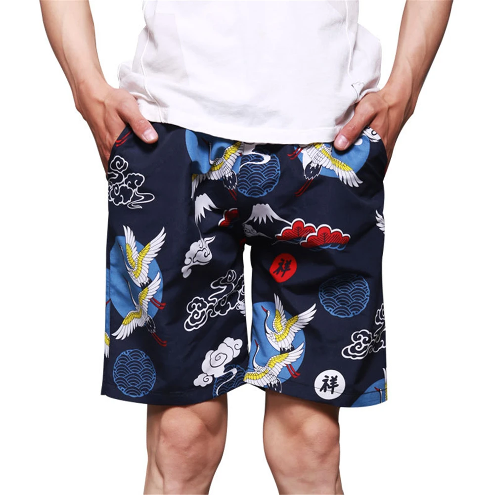 

Men and Women Board Shorts Printed Beach Trunks Loose Drawstring Casual Shorts Quick Dry Shorts Summer Casual shorts with Pocket