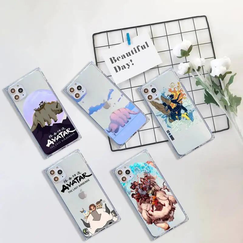 

the last airbender anime Phone Case Transparent for iPhone 7 8 11 12 se 2020 mini pro X XS XR MAX Plus