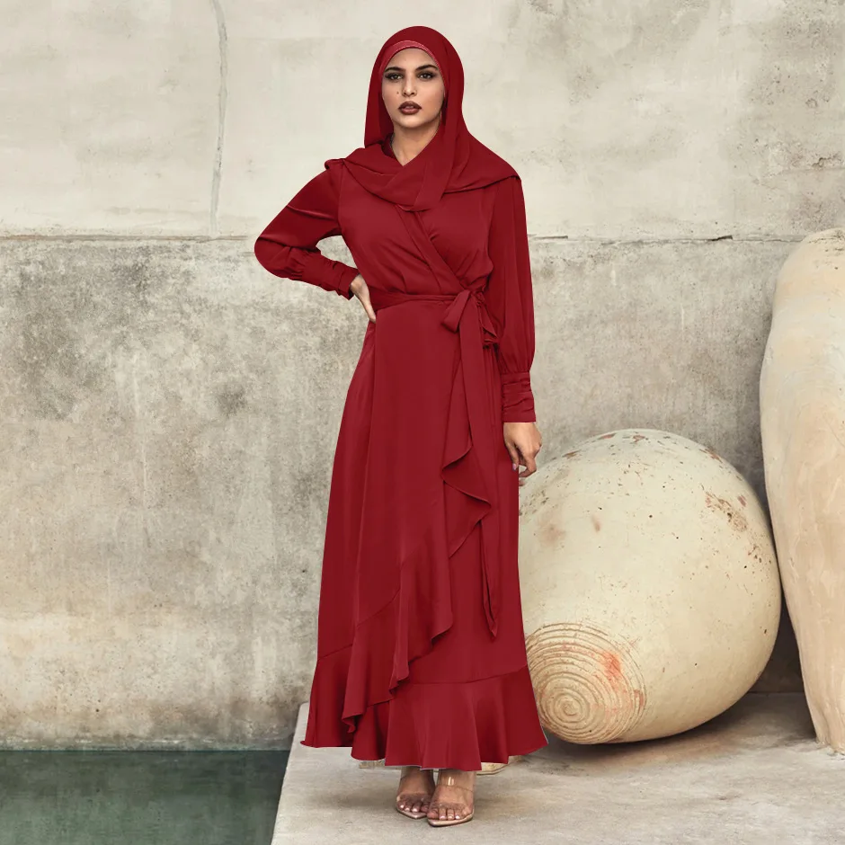 Kaftan Abaya Dubai Turkey Muslim Hijab Dress Islam Arabic Robe Longue Femme Musulmane Caftan Marocain Evening Dresses For Women