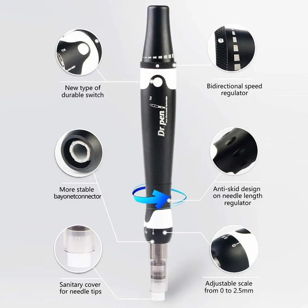 Электрическая ручка микро игла Ultima A7 Dr.pen Дерма автоматические инструменты для