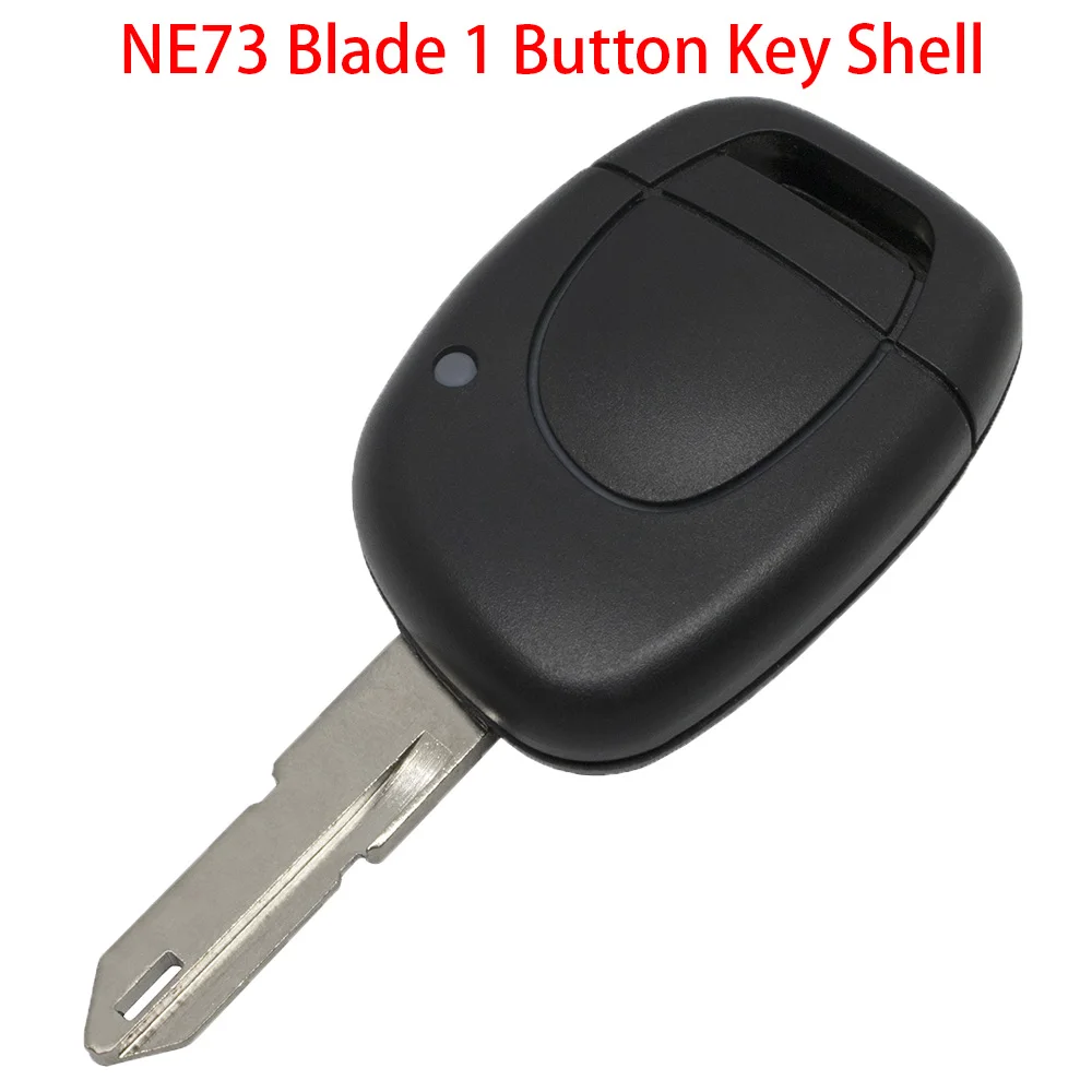 NE73 Blade WhatsKey 1 кнопка дистанционного ключа автомобиля оболочки Fob чехол для Renault Twingo Clio Master Scenic Kangoo VAC102 лезвие на замену - Количество кнопок: NE73 Blade