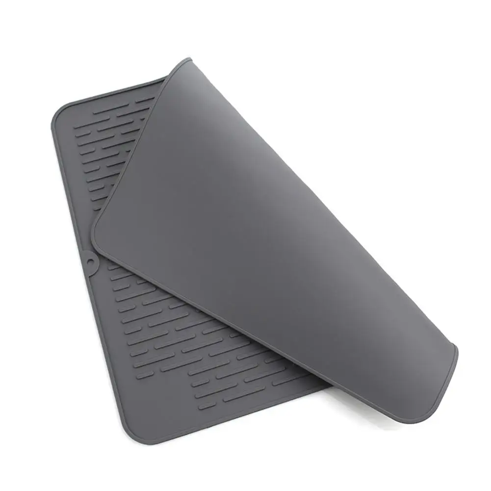 Складной силиконовый сливной коврик столовые приборы для кухни блюда и чашка