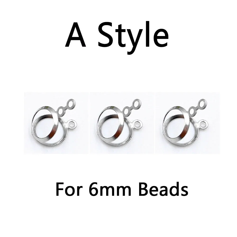 50 шт./лот бусины из нержавеющей стали с опалом покрытые бусинами для изготовления