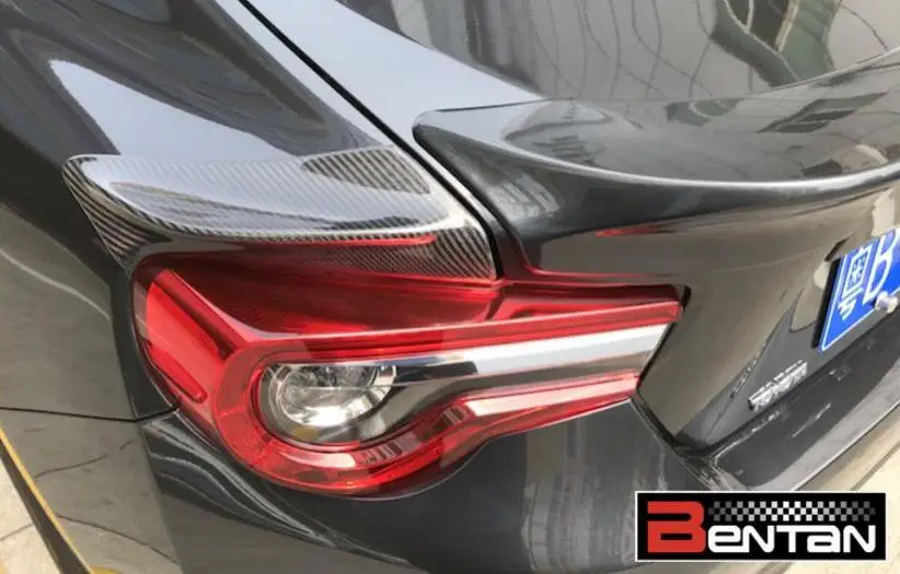 Высокое качество углеродного волокна задний багажник спойлер заднего крыла