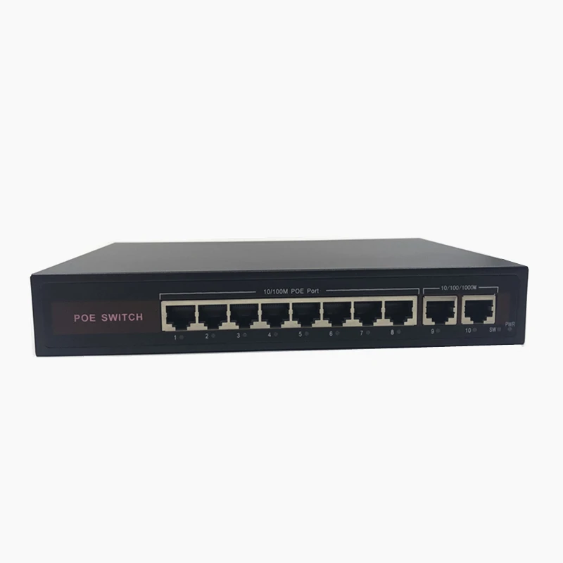 

Коммутатор POE с 8 портами 100 Мбит/с, IEEE 802,3 af/at, подходит для IP-камер/беспроводных точек доступа/систем видеонаблюдения, 48 В Ethernet