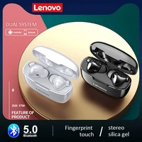lenovo xt90 v5 0 headphones wireless invisible in ear headset earphone smart noise reduction for all phones and computers gaming