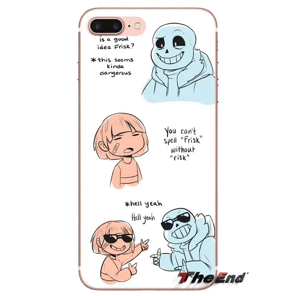 Мягкие прозрачные чехлы Чехлы для iPod Touch Apple iPhone 4 4s 5 5S SE 5C 6 6S 7 8 X XR XS Plus MAX игра Undertale