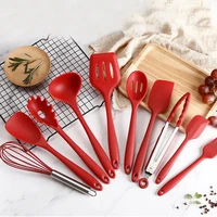 silicone utensil universal non stick silicone cookware kitchen utensil spatula scraper spoon cooking utensils baking tools