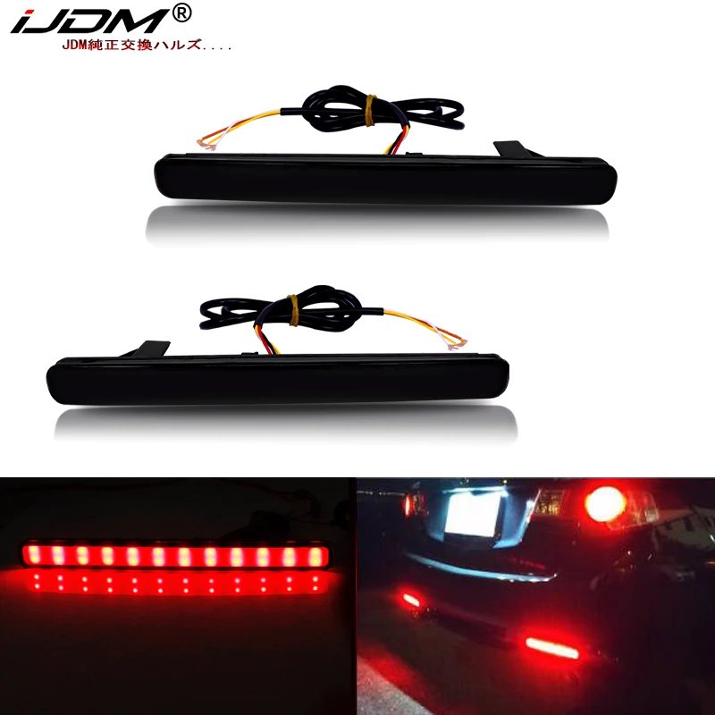 Светодиодные отражатели для бампера iJDM 2009-2014 Acura TSX (Euro Accord) бамперные огни