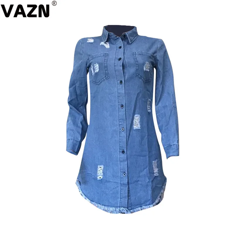 Элегантный продукт 2019 летнее сексуальное женское синее мини-платье VAZN GLSD18127 с